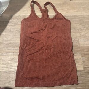 EUC Lululemon Ebb to Street Tank Rustic Clay
Size 8